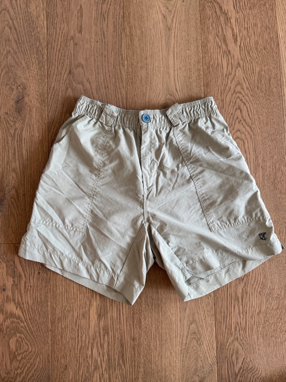 Southern Point Co. Men's Khaki Elastic Waist Outdoor Shorts